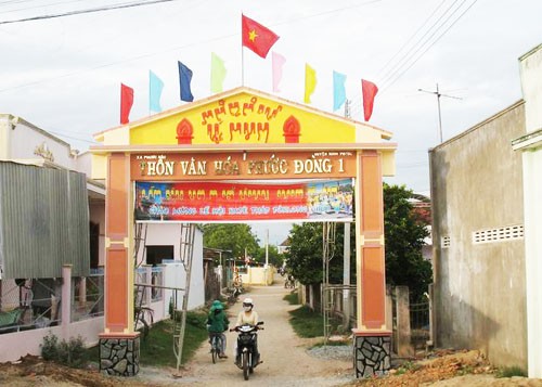 Cham ethnic group in Phuoc Hau develops new rural areas - ảnh 1